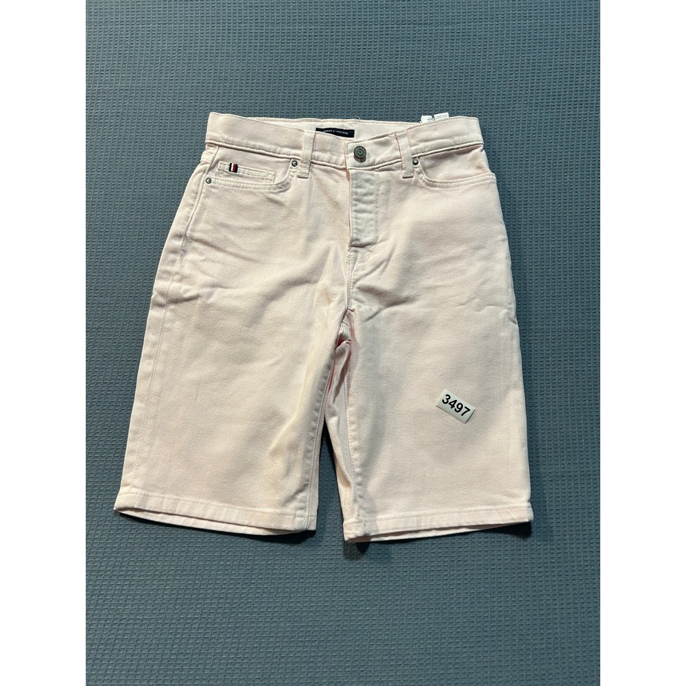 Tommy Hilfiger Bermuda Shorts  Denim Stretch  Women Sz 4 Pink